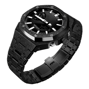 Kit de modification de <span class=keywords><strong>bracelet</strong></span> de montre en métal doré givré pour boîtier de montre G <span class=keywords><strong>Ga</strong></span> <span class=keywords><strong>2100</strong></span> - Product Image 3