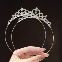 Nouveau serre-tête 3D pour fille, idéal pour les fêtes d'anniversaire, les enterrements de vie de jeune fille, la décoration, les couronnes d'anniversaire, les bandeaux et les kits de coiffure pour femmes.