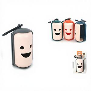 Dispensador de Bolsas para Excremento de Mascotas Smiley Pet, Ecológico, de Tela EPI, 8*4.5cm, Contenedor de Desechos Caninos para la Gestión de Residuos de Mascotas - Product Image 1