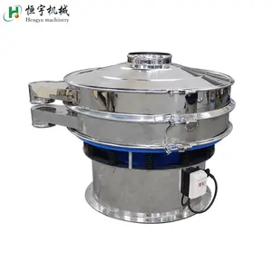 Sugar Liquid Pharmaceutical Circular Cane Sugar Rotary Sieving Machine Powder Industrial Rotary Vibro Sifter Sieve Shaker