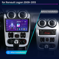 Junsun-Autoradio Carplay Android Auto pour Renault Logan 1 Sandero 2009-2015 Lecteur DVD de voiture pour Renault Logan 1 Autoradio Stéréo