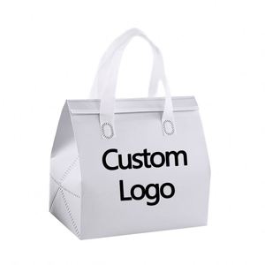 Waterproof Aluminum Foil Cartoon Pattern Cooler Bags Fast Food Lunch Insulated Takeaway Packaging 20L for Food Storage Transport - Product Image 3