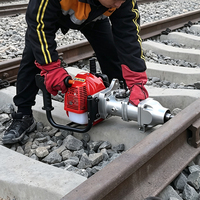 Llave de impacto a gasolina GTW-2510 para tornillos de riel, llave de torsión para tornillos de vía férrea, herramienta de fijación de vías.