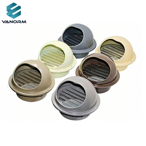 Grille de ventilation ronde en acier inoxydable pour plafond et mur, avec bord arrondi, pour bureau, cuisine, salle de bain - Product Image 2