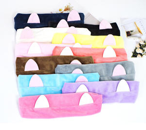 Gorro de Ducha K2065 de Moda para Mujer, Banda para el Cabello de Seda, Gorro para Dormir con Banda Elástica Ancha - Product Image 3