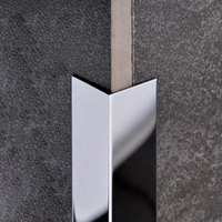 Profilés en céramique SMAProfiles, bandes de bordure pour carreaux, profil d'angle en forme de L, garniture de carrelage pour moulures décoratives murales