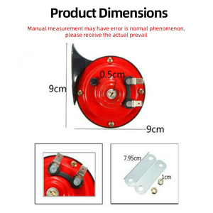 Klaxon universel 12V 24V, son puissant, klaxon électrique pour voiture, moto, scooter, vélo électrique, pièces de modification de véhicule - Product Image 2