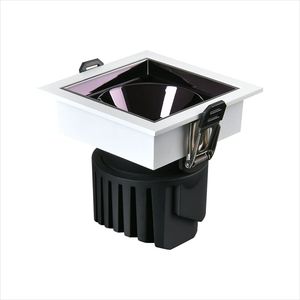 Spot LED carré encastré pour plafond, tension AC220V(±10%), anti-éblouissement, COB, salon, bureau à domicile - Product Image 1