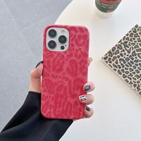 Étui de luxe imprimé léopard antichoc pour iPhone