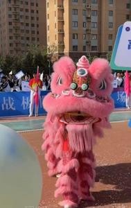 Traje de baile de León rojo de alta calidad Cabeza De León de estilo sureño Equipo de baile tradicional y moderno para celebraciones y competiciones - Product Image 5