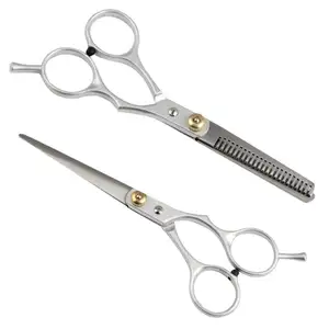 Tesoura de cabeleireiro profissional, aço inoxidável, para barbeiro, corte de cabelo, tesouras, equipamentos de salão