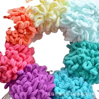 Usine directement grosse fantaisie en gros Alize Puffy Fine couverture fil doigt boucle Chenille fil pour tricoter à la main