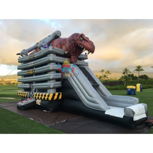Trượt nước bơm hơi theo chủ đề Khủng Long bán chạy <span class=keywords><strong>2025</strong></span> với cấu trúc PVC bền cho các sự kiện ngoài trời & công viên giải trí - Product Image 4