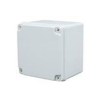 Boîtier de jonction électrique extérieur en ABS, indice de protection IP67, 125*125*100mm, montage mural, boîtiers d'instruments électroniques personnalisés, DIN