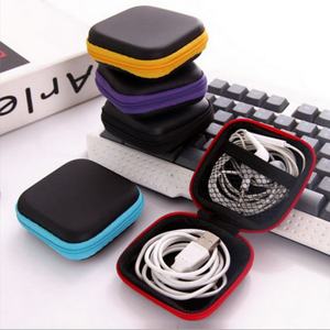 Étui de transport et de rangement de qualité supérieure, sacoche, housse, promotion la moins chère, cadeau personnalisé, logo personnalisé, étui rigide à fermeture éclair pour écouteurs en EVA - Product Image 3