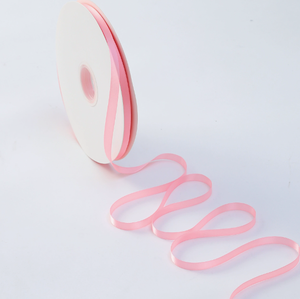Cinta delgada de color sólido de 1.0 cm para empaquetar ramos de flores, lazos para regalos, cinta para hornear, lazos para regalo, correa tejida DIY. - Product Image 5