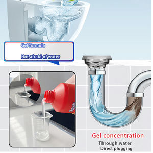 Venta directa de fábrica, 500g, agente de desbloqueo de tuberías, urinario líquido ácido, potente limpiador de drenaje de fregadero - Product Image 3