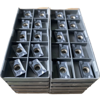 Plaquettes de fraisage en carbure APKT1604PDR-76 IC928 PVD TiAlN 85 °   Plaquettes de fraisage CNC à coefficient de régression positif R0.8