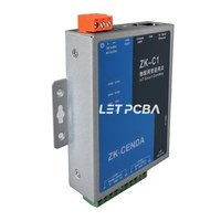 Collection de cartes TF avec protocole MQTT, connecteurs Ethernet RS485 et RS232, services OPC UA, modèle ZK-C1