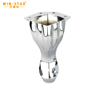 WINSTAR Parti di Mobili, Piedini in Metallo Eleganti di Alta Qualità per Mobile TV, <span class=keywords><strong>Gambe</strong></span> Economiche per Divano e Letto - Product Image 5