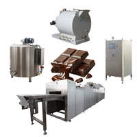Ligne de production de chocolat GUSU avec déposeur et formateur de grappes, alimentation quantitative automatique