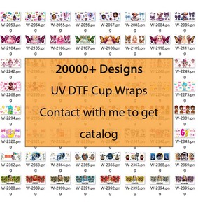 20000 Design Catalog Voetbalteam Groothandel Voorraad Waterdichte 16oz Tumbler UV Decal Sneeuwbol Transfer UV DTF Beker Wrap - Product Image 1