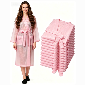 <span class=keywords><strong>Accappatoio</strong></span> Monouso Ecologico <span class=keywords><strong>Verde</strong></span>, Design Sterile per Ospedali e Cura della Pelle - Product Image 1