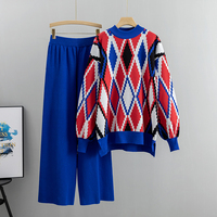 Ensemble de survêtements sportifs et décontractés personnalisés pour femmes, style européen et américain, mode automne, rayé, en polyester/coton