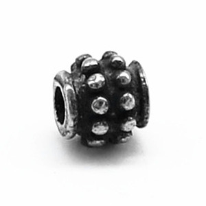 Yunnique Stainless Steel Round <b>Spacer</b> Beads Retro Finish for Bracelet Making Guangzhou Origin Summer 2021 GZY-WM0222 - Product Image 5