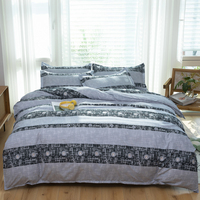 Parure de lit de luxe 4 pièces en 100 % coton, qualité hôtelière, avec housse de couette et 2 taies d'oreiller – Fournisseur direct usine