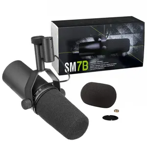 SM7B SM 7B journaliste professionnel interview chantant filaire usb condensateur enregistrement filaire condensateur microphone kit