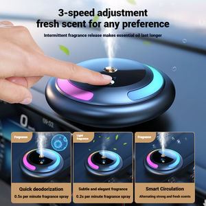 Difusor de Aroma Eléctrico Moderno de Lujo para Auto, Perfume Líquido para Coche, Botella con Alimentación USB, Aleación de Zinc, Aceites Esenciales - Product Image 3