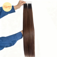 Extensions Capillaires Adhésives Invisibles et Sans Coutures, Cheveux Naturels Bruts d'Origine Européenne avec Cuticule Intacte, Haute Qualité, Injection Douce