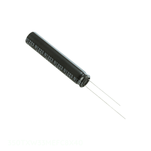 Authorized Distributor CAP ALUM 33UF 20% 350V RADIAL TH 33 uF Through Hole 350TXW33MEFC8X40 Capacitor - Product Image 1