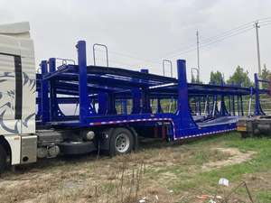 Offre Spéciale grande <span class=keywords><strong>remorque</strong></span> <span class=keywords><strong>de</strong></span> <span class=keywords><strong>voiture</strong></span> en acier semi-<span class=keywords><strong>remorque</strong></span> avec bâche fermée <span class=keywords><strong>voiture</strong></span> transporteur <span class=keywords><strong>remorque</strong></span> best-seller - Product Image 2