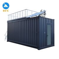 Contenedor Móvil Seco de Acero de 20' de la Marca DFC, Listo para Usar, para Vivienda, Construcción, Decoración, Uso Temporal y Almacenamiento