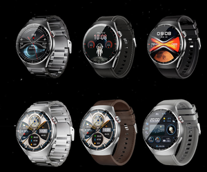 Dernier design, modèle SK38, montre intelligente étanche IP67, résistante aux chocs, avec bracelets en métal, cuir et silicone, <span class=keywords><strong>3</strong></span> bracelets - Product Image 2