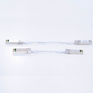 Cable de cobre de conexión directa SFP+ DAC de 10G, 2M 3M, blanco, pasivo, Twinax, para enlace de apilamiento de switches Ubiquiti UniFi W1413 - Product Image 4