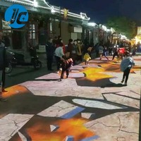 Home cinéma d'extérieur Projecteurs vidéo LED HD LCD Jeu de projection de sol interactif 3D Système de projection d'hologramme 3D