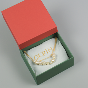 Boîte à bijoux personnalisée avec logo, emballage en papier pour collier et boîte d'emballage unique pour collier - Product Image 1