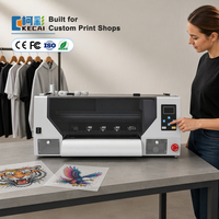 Imprimante DTF KECAI à double tête XP600 A3 pour l'impression de vêtements, machine d'impression DTF automatique pour tissus de T-shirts