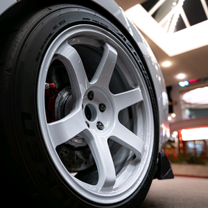 Rines Volk Racing TE37 Plateados Brillantes de 17, 18, 19 y 20 Pulgadas, 5x112, 5x114.3, 5x120, Rines Forjados para Civic, M2, M3, M4, <span class=keywords><strong>GT</strong></span>-R, IS, <span class=keywords><strong>Mazda</strong></span> - Product Image 1