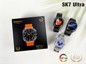 Sk7 Siêu Smartwatch 2025 Mới Nhất W7 Cập Nhật 1.53 Inch 128M 500MA Ngoài Trời Tập Thể Dục IP67 Không Thấm Nước Với Đôi Dây Đeo Cho Nam Giới Phụ Nữ - Product Image 3