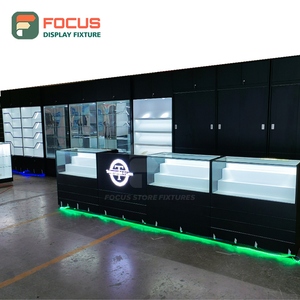 Vitrine à tabac de qualité supérieure avec porte en verre, plusieurs étagères, verrouillable, pour l'exposition de cigarettes - Product Image 4