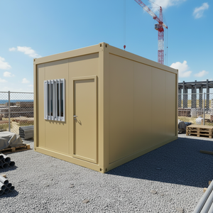 Готов к отправке: 10-20-футовый складной стальной контейнерный дом, зеленый и водонепроницаемый, для спальни, домашнего офиса, многоцелевого использования - Product Image 1