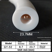 Gaine en silicone anti-collision - Bande de mousse circulaire, profil en O pour l'industrie du mobilier, utilisation pour les câbles