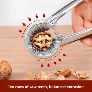 Pinza Manual para Romper Nueces con Diseño de Copa de Acero Inoxidable para Romper Pecanas y Nueces Fácilmente, Ahorra Esfuerzo - Product Image 3