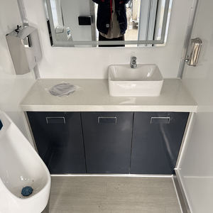 Práctico y en Oferta: Remolque Sanitario Portátil para Exteriores con Doble Descarga, 2 Cabinas, para Camiones, Uso Temporal, Móvil, para Adultos, Campamentos y Emergencias - Product Image 5