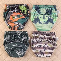Culotte d'apprentissage lavable et réutilisable pour bébé en polyester respirant et coton absorbant, personnalisable