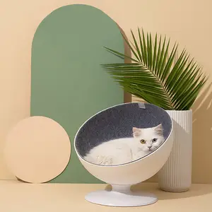 편안한 따뜻한 중국 제조 업체 새로운 디자인 애완 동물 홈 부드러운 애완 동물 집 보스 고양이 라운드 의자 애완 동물 제품 겨울 여름 봄